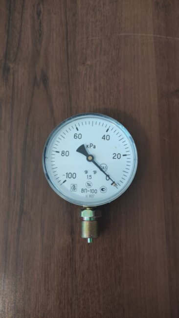 Вакуумметр ВП-100м (-100...0)КПа